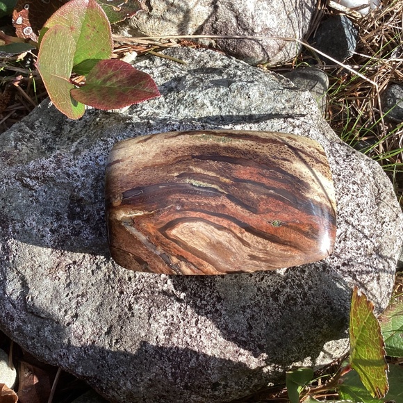 Vintage Handcrafted Spectacular Multi Dimensional Polished Stone Belt Buckle main image 9